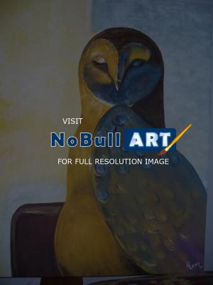 Bird - Owl - Acrylic